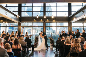 Wedding ceremony at The Bridge Building