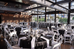 The Cumberland Space decorated for wedding 