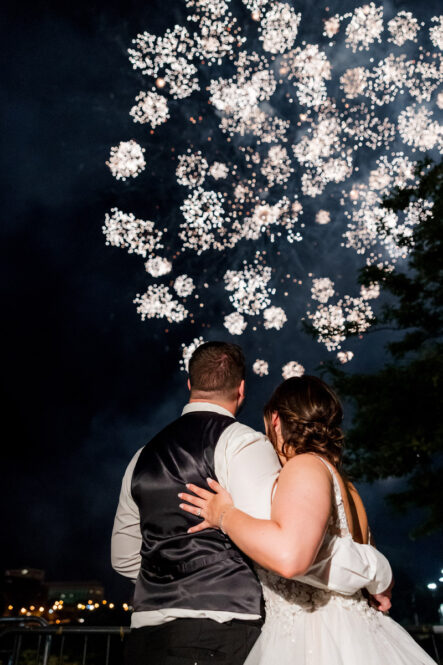 Carissa and Jarrod watching Surprise Fireworks in Nashville {{brizy_dc_image_alt imageSrc=