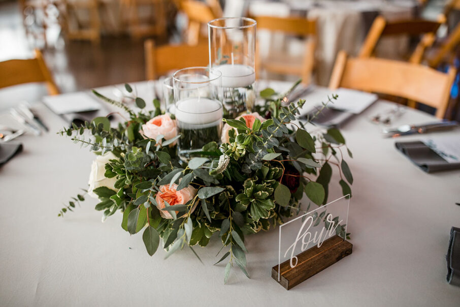 Romantic Natural Wedding Centerpiece