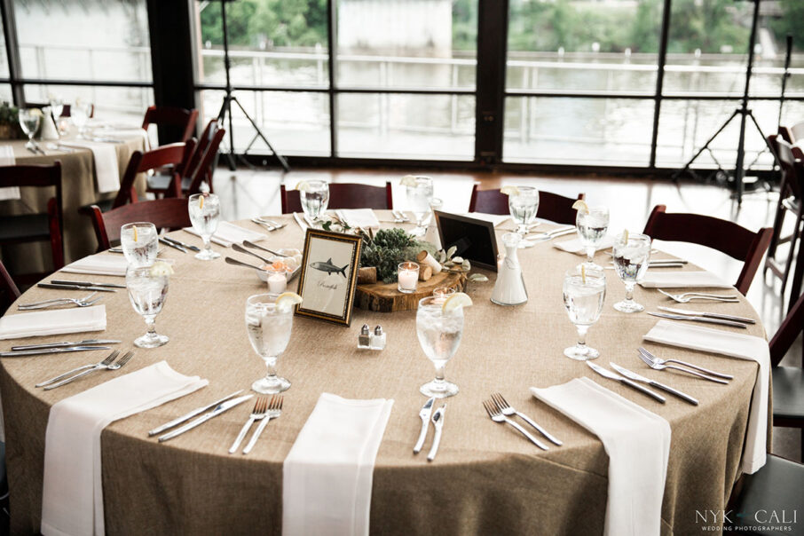 Nautical Rehearsal Dinner Table