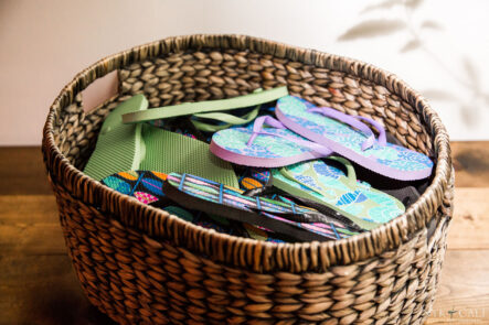 Basket of Flip Flops